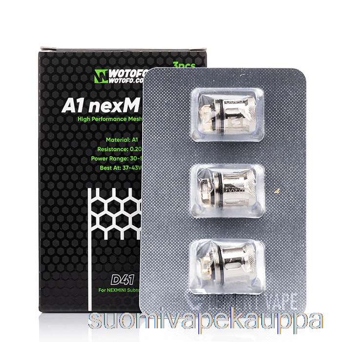 Vape Kauppa Wotofo Nexmini Vaihtokelat 0.2ohm D41 A1 Nexmesh Kelat